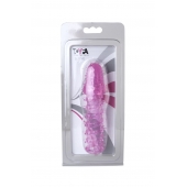 Розовая насадка с нежными шипами - 13,5 см. - Toyfa Basic - во Владимире купить с доставкой