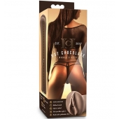 Коричневый мастубратор-вагина Nicole s Kitty - Blush Novelties - во Владимире купить с доставкой