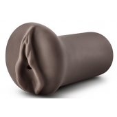 Коричневый мастубратор-вагина Nicole s Kitty - Blush Novelties - во Владимире купить с доставкой