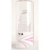 Гелевая прозрачная насадка с 2 отростками - 13 см. - Toyfa Basic - во Владимире купить с доставкой