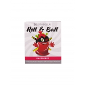 Стимулирующий презерватив-насадка Roll   Ball Raspberry - Sitabella - купить с доставкой во Владимире