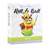 Стимулирующий презерватив-насадка Roll   Ball Apple - Sitabella - купить с доставкой во Владимире
