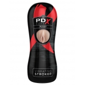 Мастурбатор-вагина Vibrating Pussy Stroker с вибрацией - Pipedream - во Владимире купить с доставкой