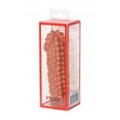 Телесная насадка на фаллос с бугорками KOKOS Extreme Sleeve 10 - 15,8 см. - KOKOS - во Владимире купить с доставкой