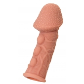 Насадка на фаллос с пузыриками, венками и ребристостью KOKOS Extreme Sleeve 09 - 12,7 см. - KOKOS - во Владимире купить с доставкой