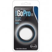 Черно-синее эрекционное кольцо Silicone Go Pro Cock Ring - Blush Novelties - во Владимире купить с доставкой