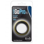 Черно-желтое силиконовое эрекционное кольцо Silicone Go Pro Cock Ring - Blush Novelties - во Владимире купить с доставкой