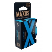 Классические презервативы в железном кейсе MAXUS Classic - 3 шт. - Maxus - купить с доставкой во Владимире