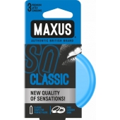 Классические презервативы в железном кейсе MAXUS Classic - 3 шт. - Maxus - купить с доставкой во Владимире