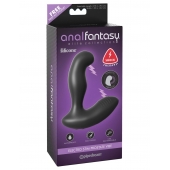 Черный массажер простаты Electro Stim Prostate Vibe с электростимуляцией - 13,3 см. - Pipedream - купить с доставкой во Владимире