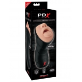 Мастурбатор-ротик Deep Throat Vibrating Stroker - Pipedream - во Владимире купить с доставкой