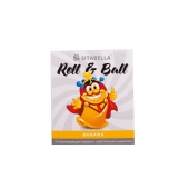 Стимулирующий презерватив-насадка Roll   Ball Banana - Sitabella - купить с доставкой во Владимире