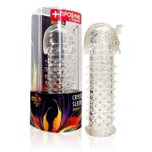 Закрытая прозрачная насадка на пенис Crystal Sleeve Faraon - 13,5 см. - Erowoman-Eroman - во Владимире купить с доставкой