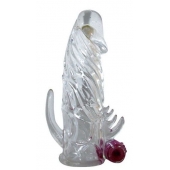 Закрытая прозрачная вибронасадка на пенис Crystal Sleeve Vibe - Erowoman-Eroman - во Владимире купить с доставкой