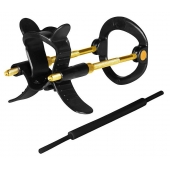 Черно-золотистый экстендер для пениса Sex Expert - Sex Expert - во Владимире купить с доставкой