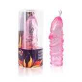 Закрытая рельефная насадка Crystal sleeve snakes в виде змеи с усиками - 14 см. - Erowoman-Eroman - во Владимире купить с доставкой