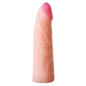 Фаллическая насадка на трусики харнесс - 17,5 см. - LOVETOY (А-Полимер) - купить с доставкой во Владимире