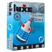 Презерватив LUXE Maxima  Глубинная бомба  - 1 шт. - Luxe - купить с доставкой во Владимире