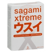 Ультратонкие презервативы Sagami Xtreme SUPERTHIN - 3 шт. - Sagami - купить с доставкой во Владимире