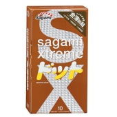 Презервативы Sagami Xtreme FEEL UP с точечной текстурой и линиями прилегания - 10 шт. - Sagami - купить с доставкой во Владимире
