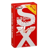 Утолщенные презервативы Sagami Xtreme Feel Long с точками - 10 шт. - Sagami - купить с доставкой во Владимире