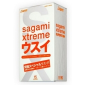 Ультратонкие презервативы Sagami Xtreme SUPERTHIN - 15 шт. - Sagami - купить с доставкой во Владимире