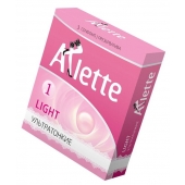 Ультратонкие презервативы Arlette Light - 3 шт. - Arlette - купить с доставкой во Владимире