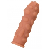 Телесная реалистичная насадка KOKOS Extreme Sleeve 11 с дополнительной стимуляцией - 12,7 см. - KOKOS - во Владимире купить с доставкой Телесная реалистичная насадка KOKOS Extreme Sleeve 11 с дополнительной стимуляцией - 12,7 см. - KOKOS - во Владимире купить с доставкой