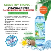 Очищающий спрей для игрушек CLEAR TOY Tropic - 100 мл. - Биоритм - купить с доставкой во Владимире