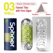 Мастурбатор SPINNER Shell - Tenga - во Владимире купить с доставкой