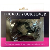 Черные меховые наручники Love с ключиками - Baile - купить с доставкой во Владимире