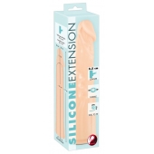 Телесная насадка-удлинитель Silicone Extension - 19 см. - Orion - во Владимире купить с доставкой