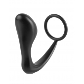 Эрекционное кольцо с анальной пробкой Ass-Gasm Cockring Plug - Pipedream - во Владимире купить с доставкой