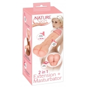 Телесная насадка-мастурбатор 2-in-1 Extension Masturbator - 21 см. - Orion - во Владимире купить с доставкой