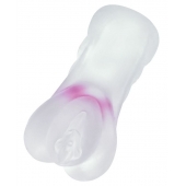 Прозрачный реалистичный мастурбатор Juicy Pussy Crystal Rose - ToyFa - во Владимире купить с доставкой