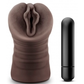 Коричневый мастурбатор-вагина Alexis - Blush Novelties - во Владимире купить с доставкой
