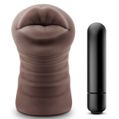 Коричневый мастурбатор-ротик Renee - Blush Novelties - во Владимире купить с доставкой