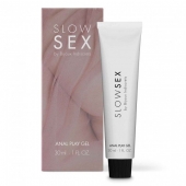 Лубрикант на водной основе Slow Sex Anal Play Gel - 30 мл. - Bijoux Indiscrets - купить с доставкой во Владимире