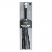 Черная плеть Easytoys Flogger With Metal Grip - 38 см. - Easy toys - купить с доставкой во Владимире
