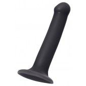 Черный фаллос на присоске Silicone Bendable Dildo M - 18 см. - Strap-on-me купить во Владимире с доставкой в Orgasmix.ru Черный фаллос на присоске Silicone Bendable Dildo M - 18 см. - Strap-on-me - купить с доставкой во Владимире