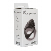 Черное эрекционное виброкольцо Pure Passion Sunset - Lola Games - во Владимире купить с доставкой