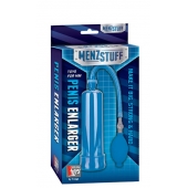 Синяя вакуумная помпа MENZSTUFF PENIS ENLARGER - Dream Toys - во Владимире купить с доставкой