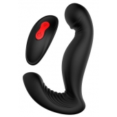 Черный вибромассажер простаты SWIRLING P-PLEASER - Dream Toys - во Владимире купить с доставкой