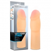 Телесная насадка-удлинитель на пенис PERFORMANCE 1.5INCH COCK XTENDER - 16 см. - Blush Novelties - во Владимире купить с доставкой