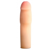 Телесная насадка-удлинитель на пенис PERFORMANCE 1.5INCH COCK XTENDER - 16 см. - Blush Novelties - во Владимире купить с доставкой