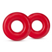 Набор из 2 красных эрекционных колец DONUT RINGS OVERSIZED - Blush Novelties - во Владимире купить с доставкой