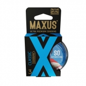 Классические презервативы в пластиковом кейсе MAXUS Classic - 3 шт. - Maxus - купить с доставкой во Владимире
