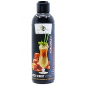 Интимный гель-смазка JUICY FRUIT с ароматом солёной карамели - 200 мл. - БиоМед - купить с доставкой во Владимире