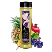 Массажное масло Libido Exotic Fruits с ароматом экзотических фруктов - 240 мл. - Shunga - купить с доставкой во Владимире
