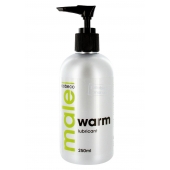 Лубрикант с согревающим эффектом MALE Cobeco Warm Lubricant - 250 мл. - Cobeco - купить с доставкой во Владимире